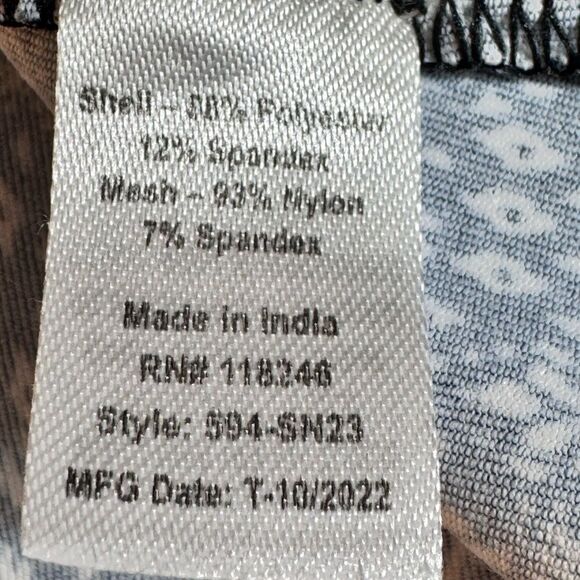 Cabana Life Shirt Womens Size Small Paisley Mesh quarter Zip UPF 50 Golf Tennis - Picture 10 of 13